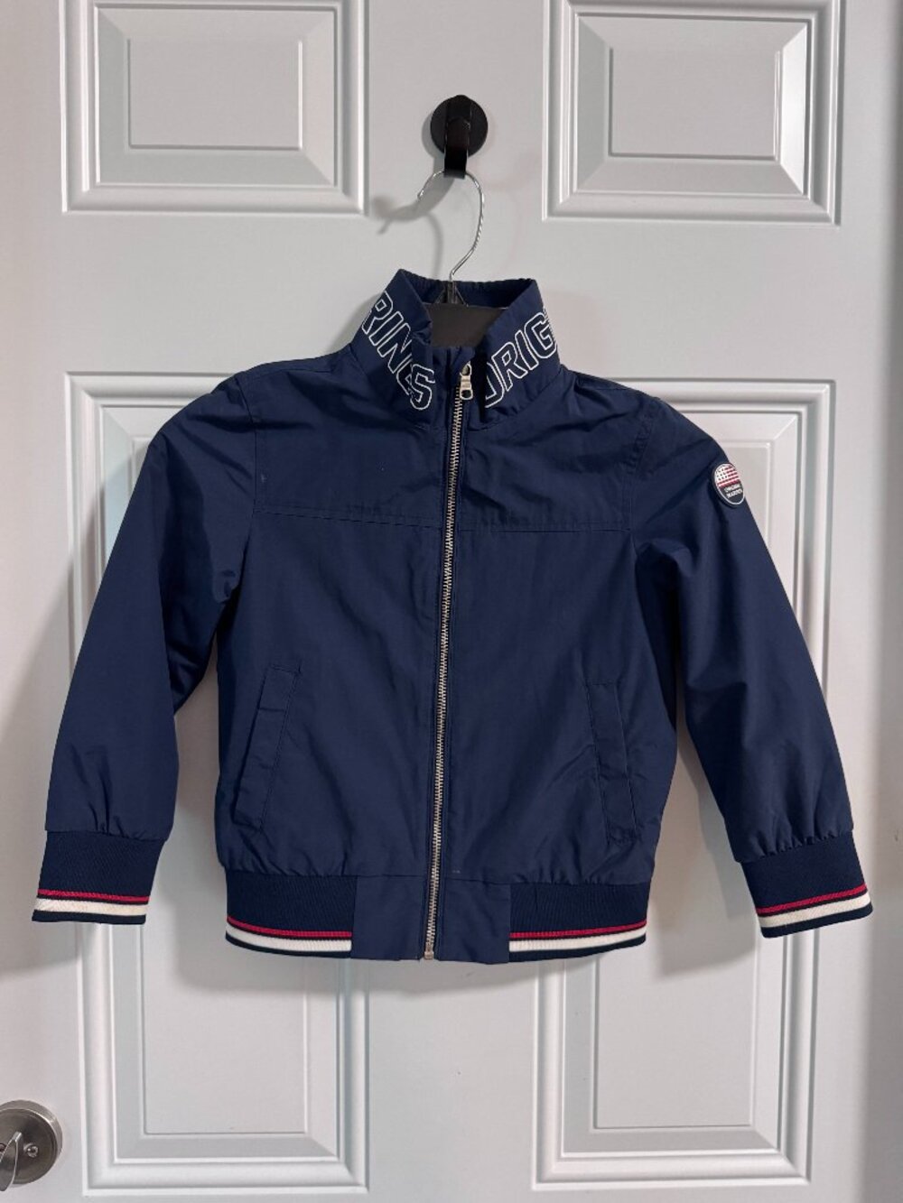 Original Marines Navy Blue/red trim Jacket Kids Size 4